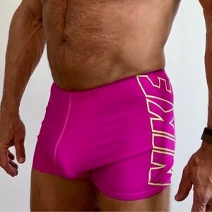 Nike Fuchsia Swim Shorts